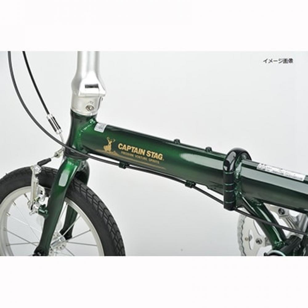 Captain Stag Captain Stag Yg 1412 [folding Bicycle Rewrite Al Fdb141 Green]