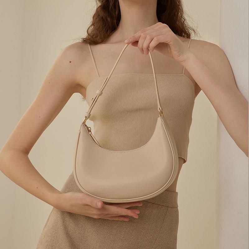 2025 Trendy Women's Crescent Underarm Bag - Summer High-End Single-Shoulder Temperament Handbag