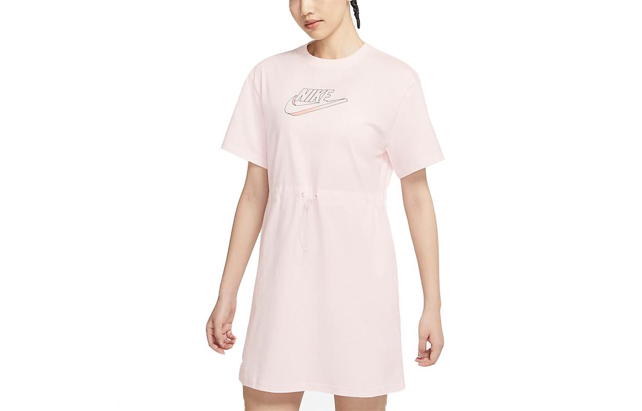 Nike Short Sleeved Dress Women s Pink DD5783-640 M