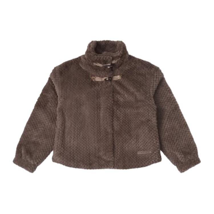 (WMNS) Converse YOTD Furry Jacket Asia Sizing Brown Women s 10026811-A02 L