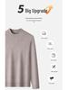 Men's High Collar Jacquard Knit Sweater - Autumn/Winter Business Casual