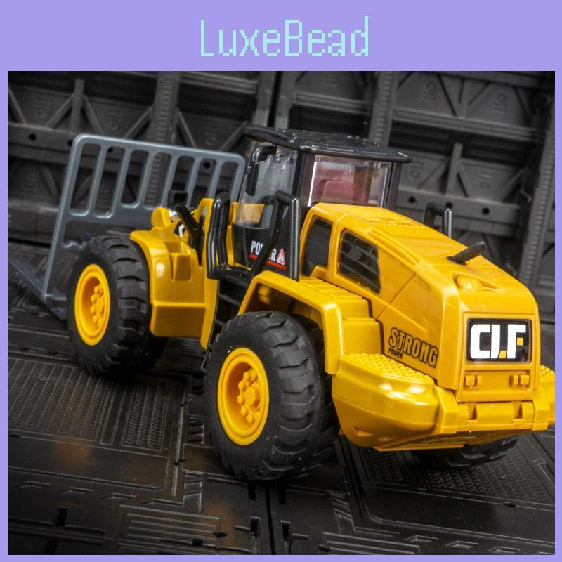 Vehicle Bulldozer Engineering Model With Flashing Lights For Collectors And Kids