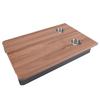 RV Table Top Pull Out Extendable 600x400x100mm Wood Marine Boat Table Top for Motorhome Yacht Brown