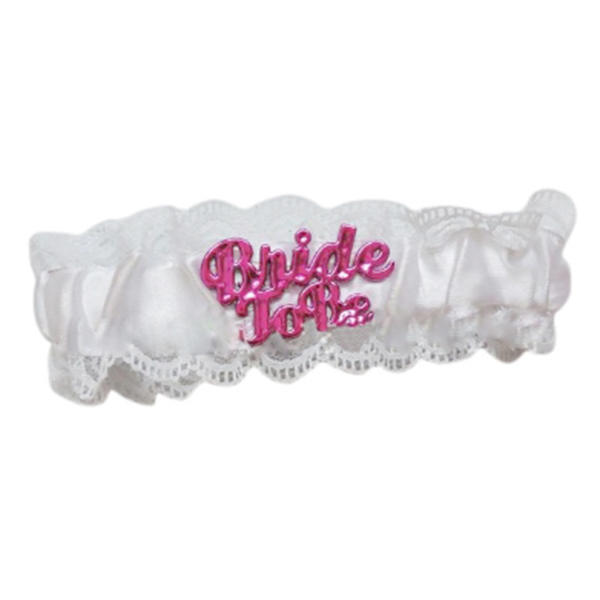 Bride To Be Flashing Garter White Lace & Glasses Set Hen Night Party Accessories Bride To Be Flashing Garter White Lace & Glasses Set Hen Night Party Accessories