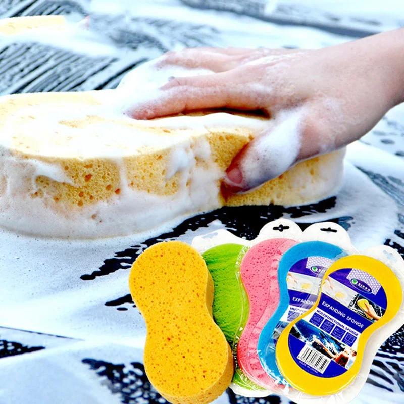 

2pcs Coral Sponge Car Auto Washing Cleaning Sponge High 8 Sponge Honeycomb Cleaning Washing Car Cleaning Foam Shape V4D4