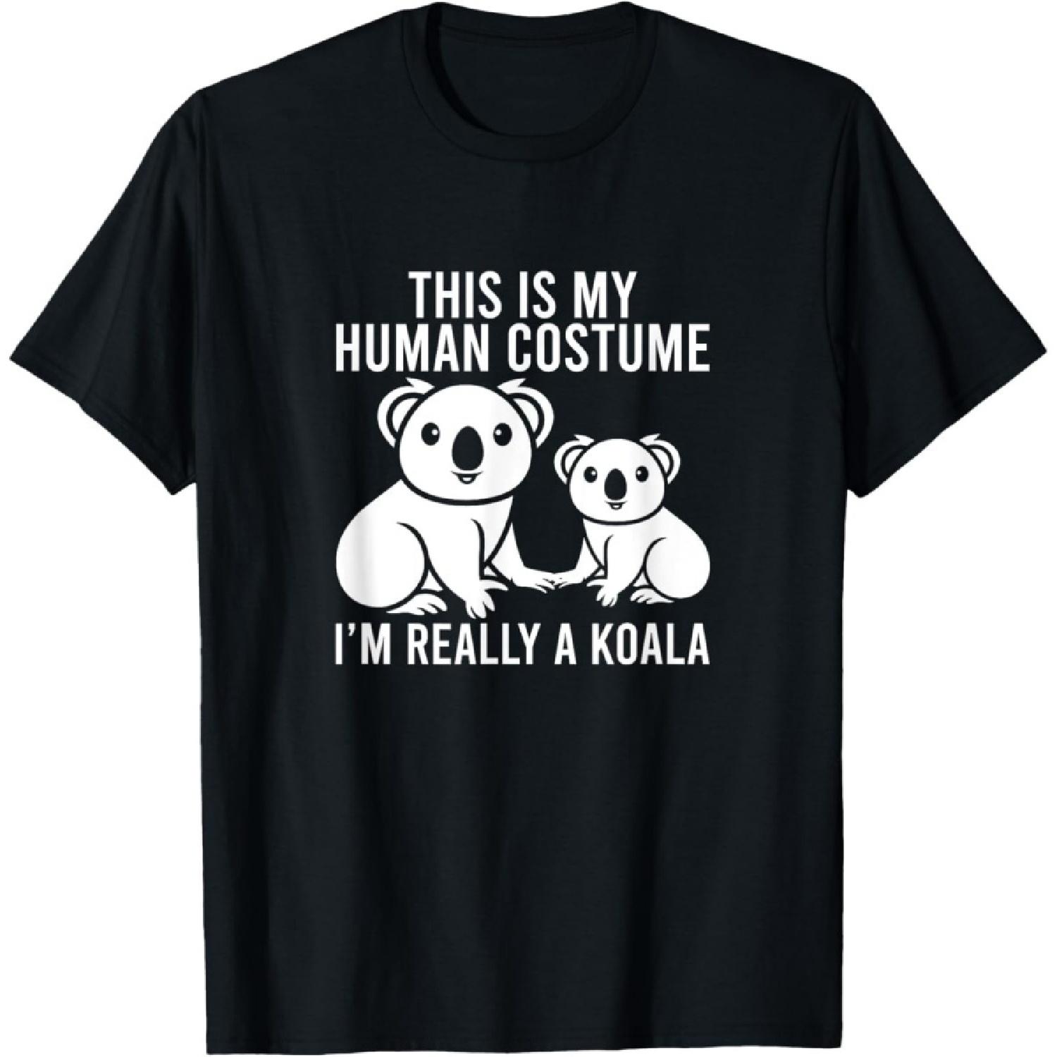 KSDHFE Koala Costume Men Women Boys Girls Australian Koala Bear T-Shirt XXXXXL разноцветный