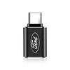 1Pcs Car Usb Type C Cable Converter Charging Adapter Car Accessories For Ford Focus Mondeo Kuga Fiesta MK7 Escort Explorer Edge 2 4 MK2 MK4