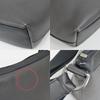 Used COACH Shoulder Bag F71431 leather Dark gray black simple