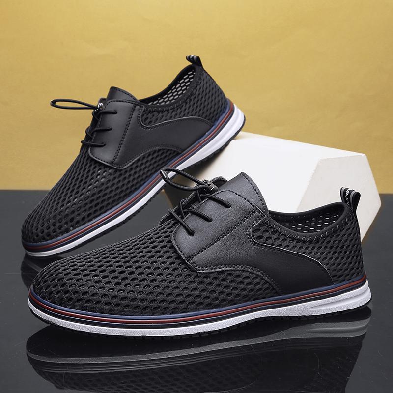 Letnie buty siatkowe Męskie mokasyny do chodzenia Oddychające sneakersy outdoorowe Modne męskie buty codzienne Męskie buty do jazdy Lekkie buty do chodzenia