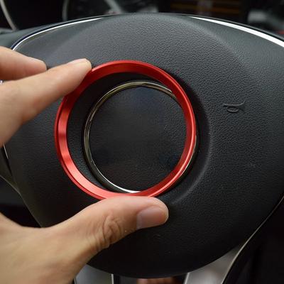 Pentru Mercedes Benz GLE CLA GLA W213 W246 W205 C117 Autocolant pentru inelul central al volanului, panou de mașină, accesorii de decorare