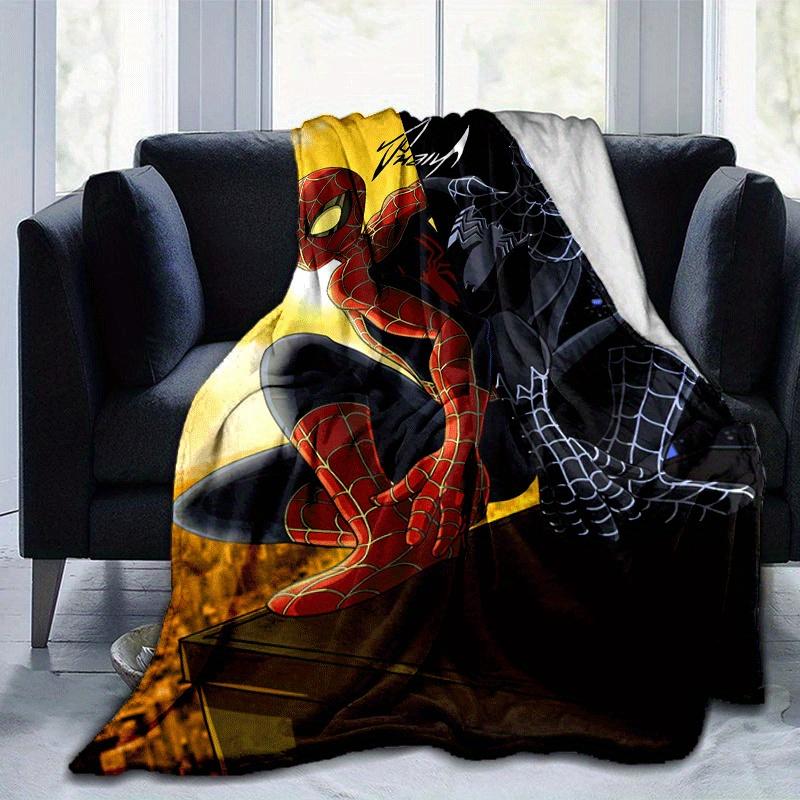 

1pc Spier-Man Printing Blanket - Soft, All-Season Throw for Living Room, Beroom,Personalize Gift with Aorable Cartoon esign 80cmx120cm(31inx47in)