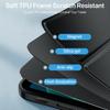For Samsung Galaxy Tab S10 FE 11 Inch TPU Leather Tri-Folding Stand Magnetic Tablet Cases for Galaxy Tab S10 Fe Cover Funda