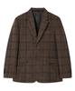 Prairie Wool Check Oversized Blazer (Glen Check)