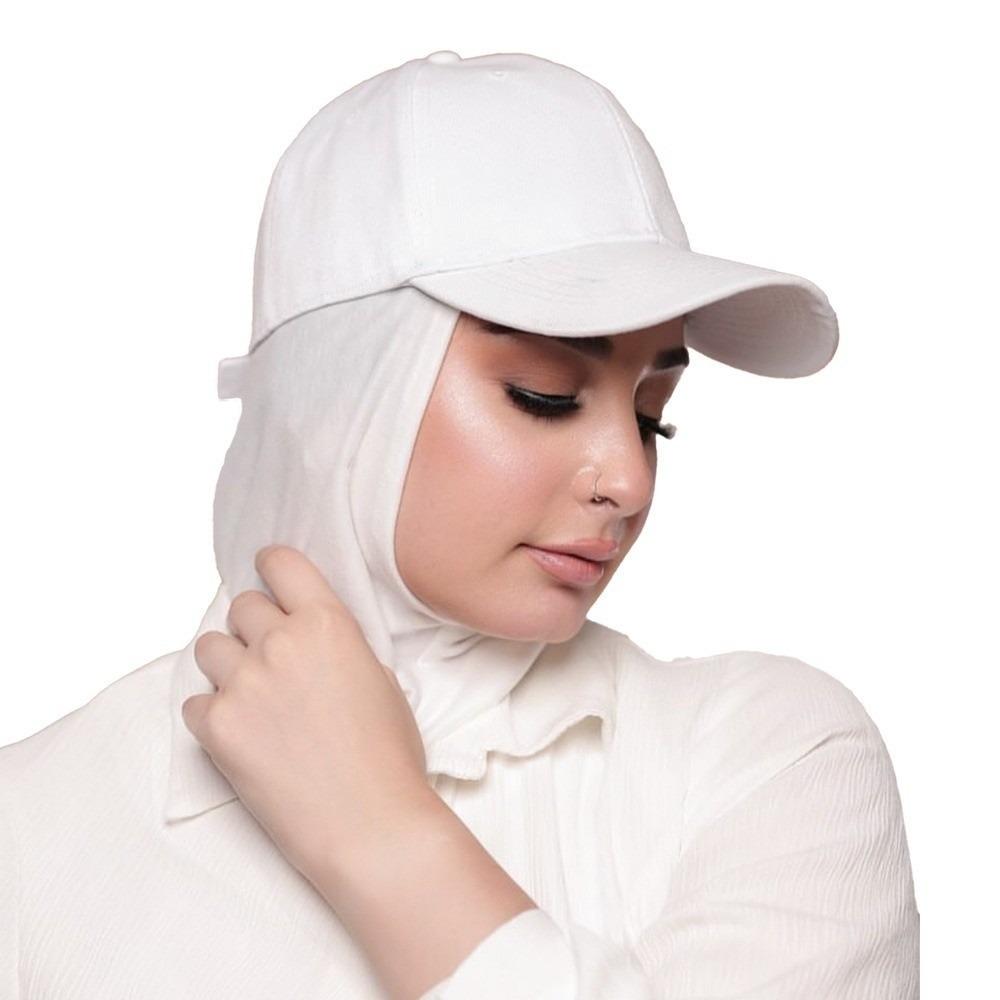 Fashion Muslim Turban Cap Solid Color Full Coverage Bonnet Hijab New Baseball Cap