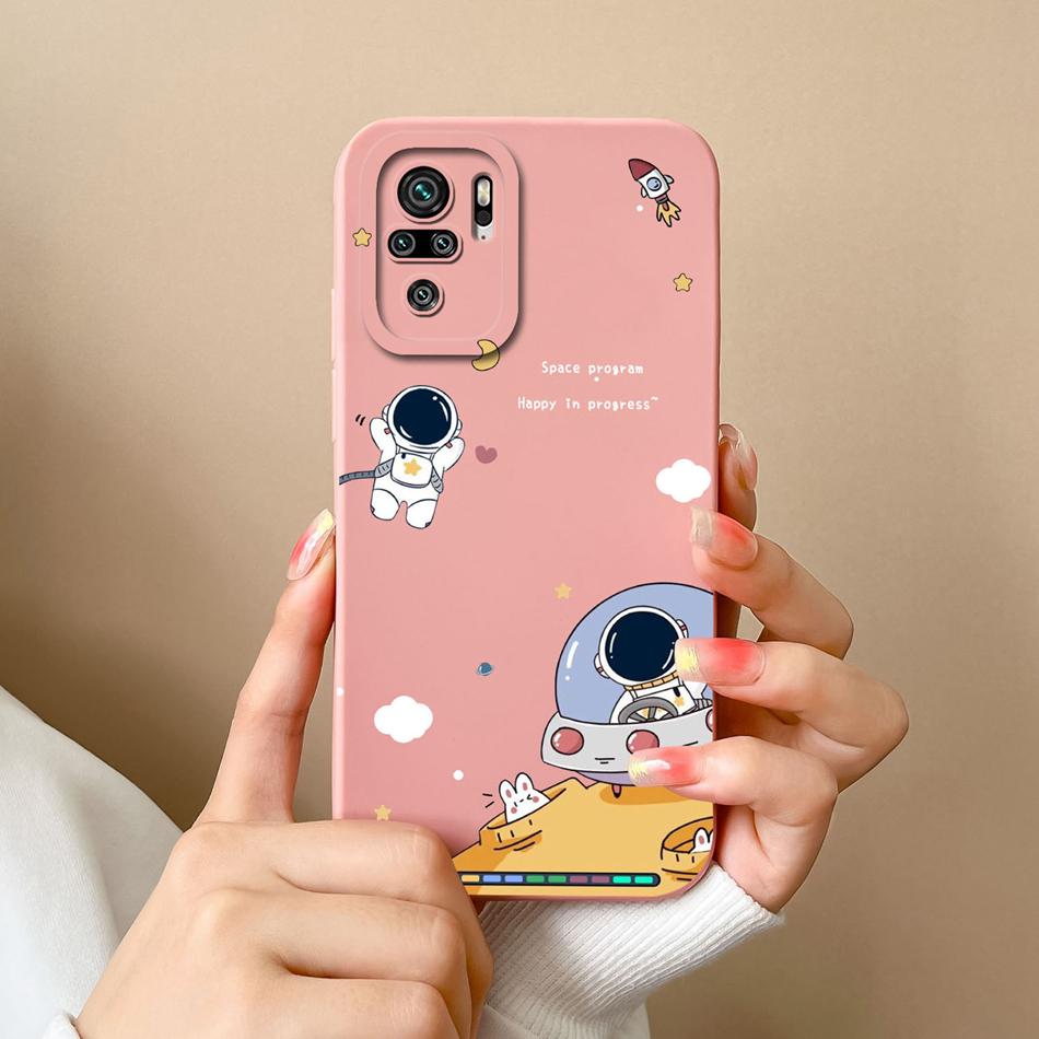 

Cases For Xiaomi Redmi Note 10 10T 10S 4G 5G Flower Soft Liquid Silicone Camera Protection Cover For Redmi Note10 10 S T Coque Redmi Note 10-5G