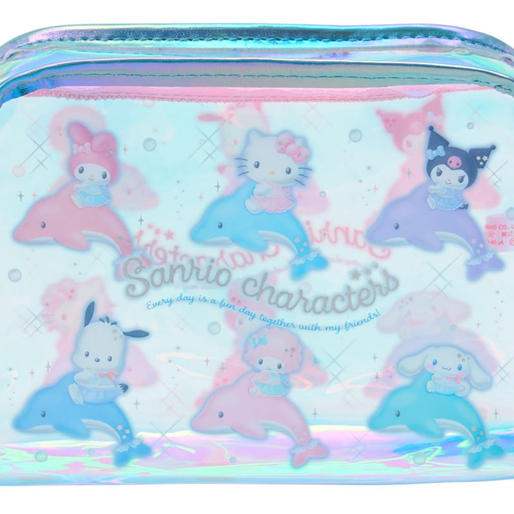 Sanrio Vinyl Pouch Sanrio Characters Recommended Age 3 Years and Up 360783 (Shiny Dolphin)