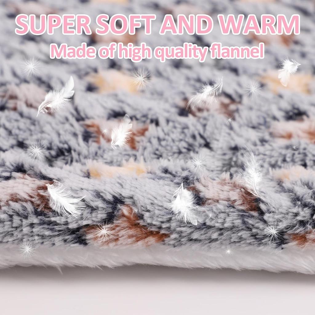 2PCS Guinea Pig Bed Mat, Washable Small Animal Bed, Bunny Rabbit Pillow Blanket(12.6 x 9.8 Inch)