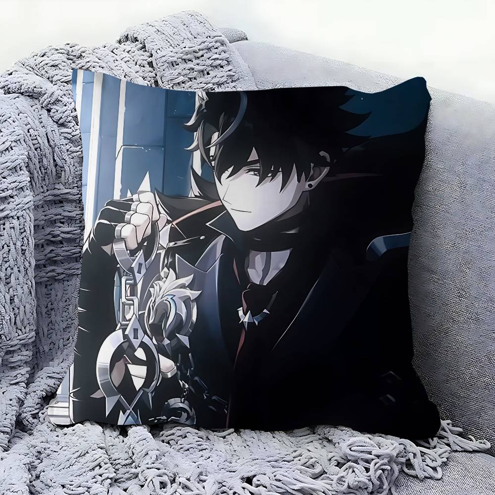 GAME Characters-Wriothesley Pillow Cover Sofa Cushion Cover Home Room Decoration Children Gift