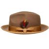 Unisex Woolen Felt Panama Hat Masquerade Ball Fedora Hat Role Playing Party Hat