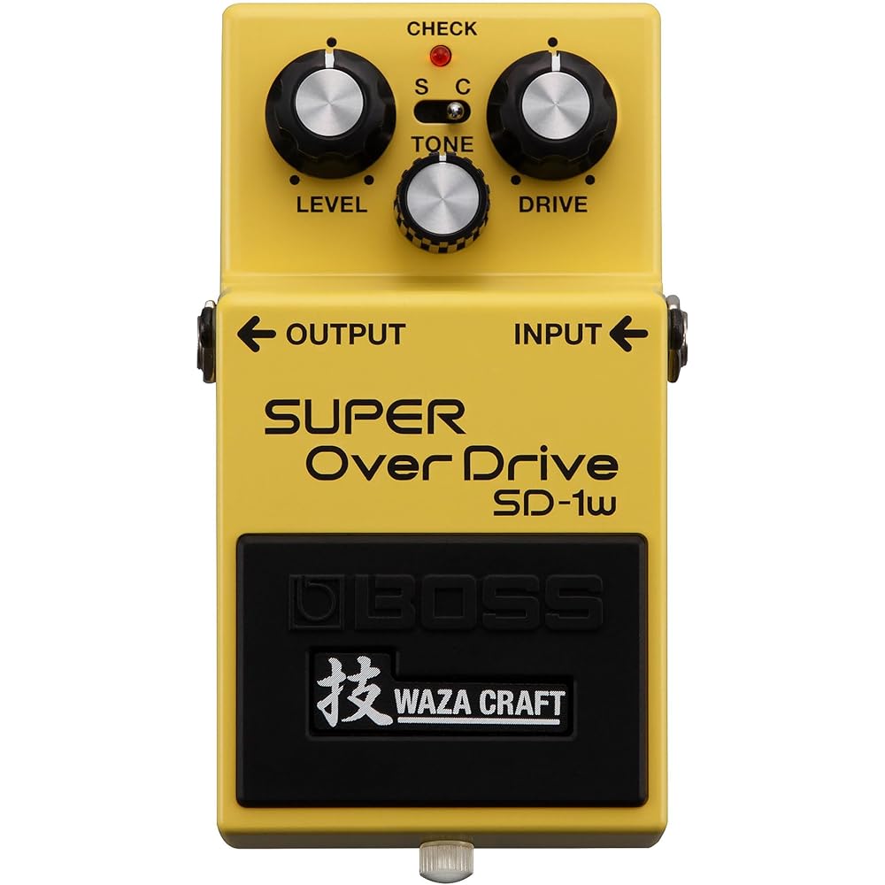 BOSS SD-1W SUPER OVERDRIVE Серия WAZA CRAFT Овердрайв Компактная педаль эффектов