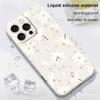 Soft Daisy Liquid Silicone Fall Prevention Case Comfortable Cover For iPhone 16 16e 15 Pro Max Samsung Galaxy S25 Plus XiaoMi Redmi Note 14 Pro Plus