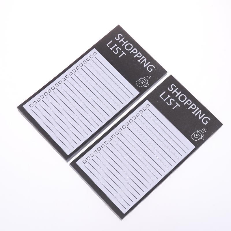 פנקס תזכורות מגנטי לוח הודעות למקרר פנקס קריעה נייד מתכנן תזכורות רשימת קניות לבית משרד בית ספר