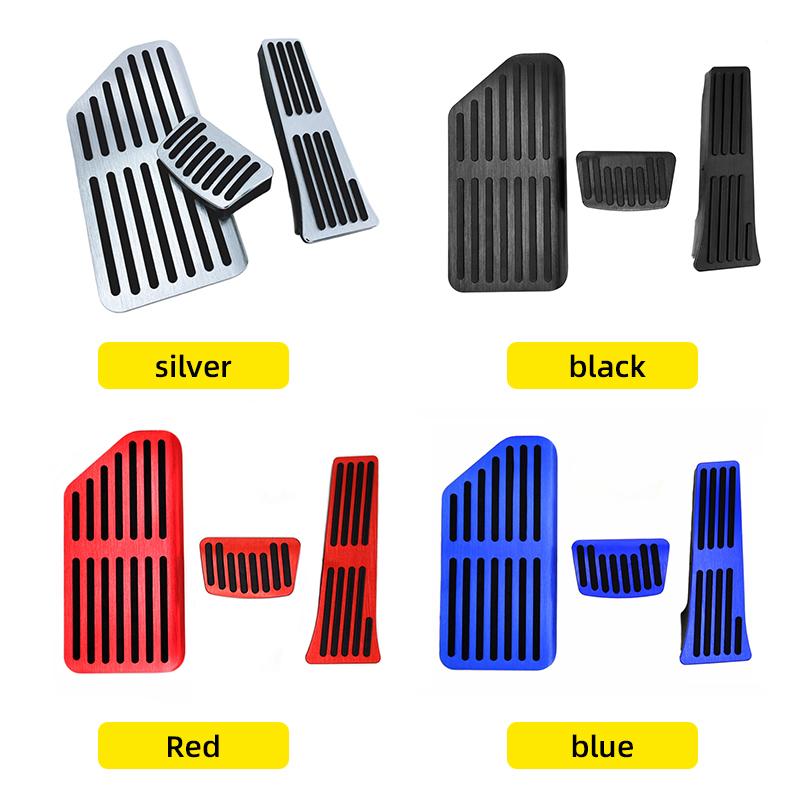 Hliníkové nožní pedály paliva plynový pedál plynové brzdy příslušenství krycí destičky pro Kia Carnival Sedona KA4 2022