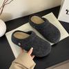Boken Schuhe mit Plüschpantoffeln für den Außenbereich 2026 neue Herbst- und Winter-Baumwollpantoffeln