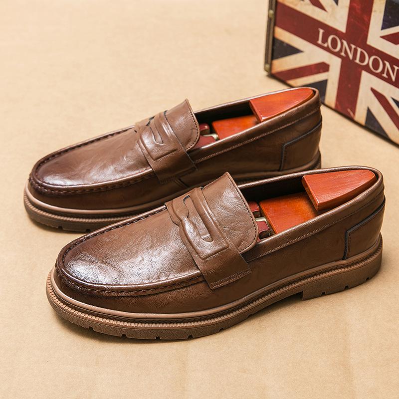 

Новые модные мужские модельные туфли, индивидуальные трендовые кожаные свадебные туфли, мужские кожаные оксфорды на плоской подошве 43