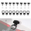 18 Stück Auto D-Ring Zurrösen Schrauben Zugöse Ankerring Hardtop Montageknopf Schraube für Jeep Wrangler JK 2007-2017 Zubehör