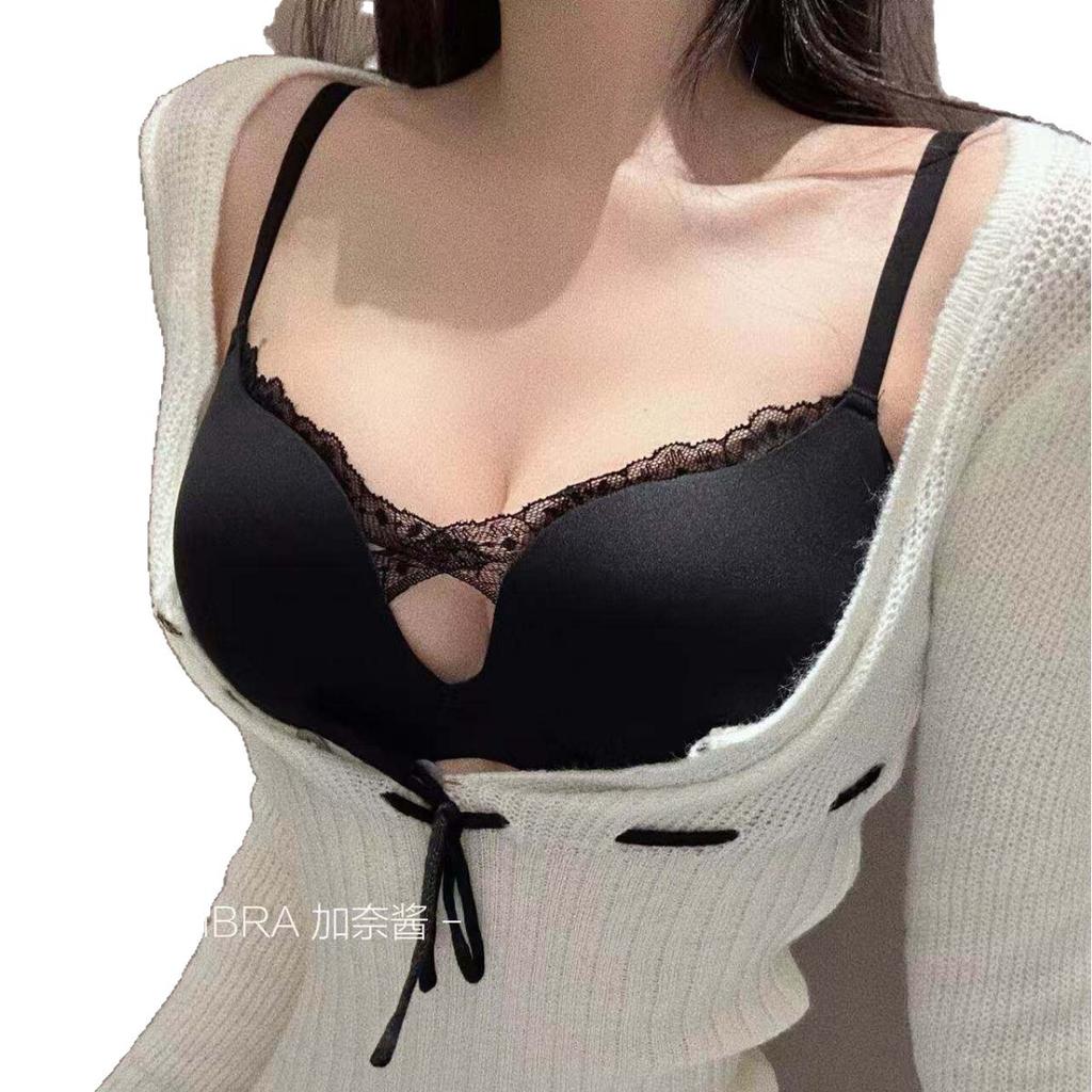 Exploding beads! Small breasts gather underwear for women to show big pure desire, sexy and seamless without steel rims, adjusted girl bra