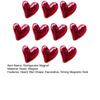 10Pcs Vintage Love Heart Refrigerator Magnet Star Shape Decorative Fridge Magnet Memo Notes Photo Holder for Home Kitchen Office