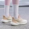 Erke Lace-Up Comfortable Versatile Shock-Absorbing Non-Slip Mid-Top Running Shoes Women sneakers Pink White 51123403209-001