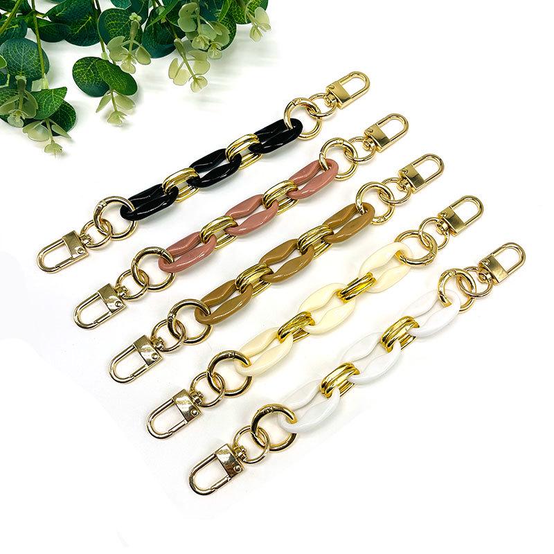 Retro 8-Shaped Acrylic Resin Chain Handbag Strap