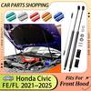 Hood Struts For Honda Civic FE FL    2024 2025 Front Bonnet Lift Support Piston Shock Absorber Dampers Prop Rod