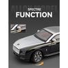 1/24 Rolls Royce Spectre Starlight Headliner Legierung Diecasts & Spielzeugmodellfahrzeuge Automodell Ton und Licht Sammlung Kinderspielzeug