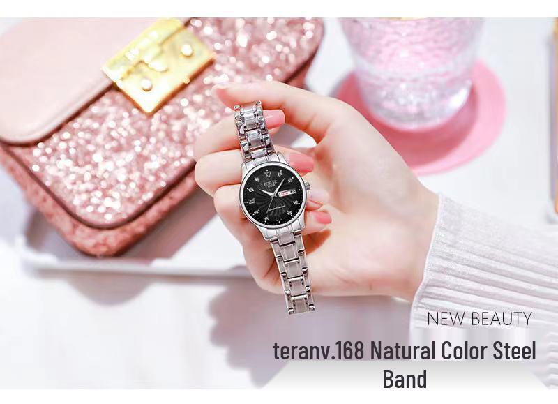 Genuine Women's Luminous Waterproof Quartz Watch - Elegant Design