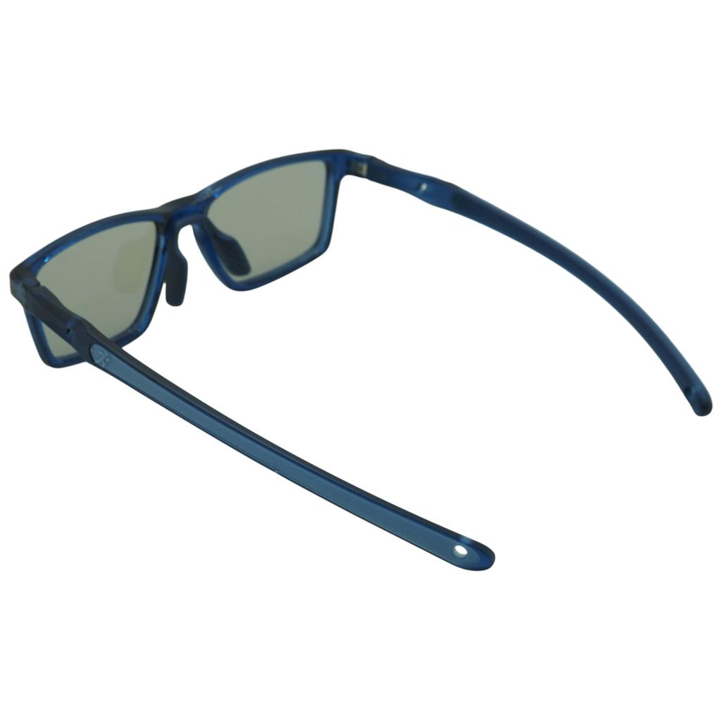 [OTC.web] 6753FG Light Color Polarized Sports Sunglasses for Men - Stylish, Cool, UV Protection, TR90, Square Shape, Rubber Pads, Straight Temples