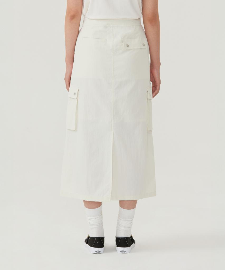Covernat Woman Cargo Long Skirt Charcoal