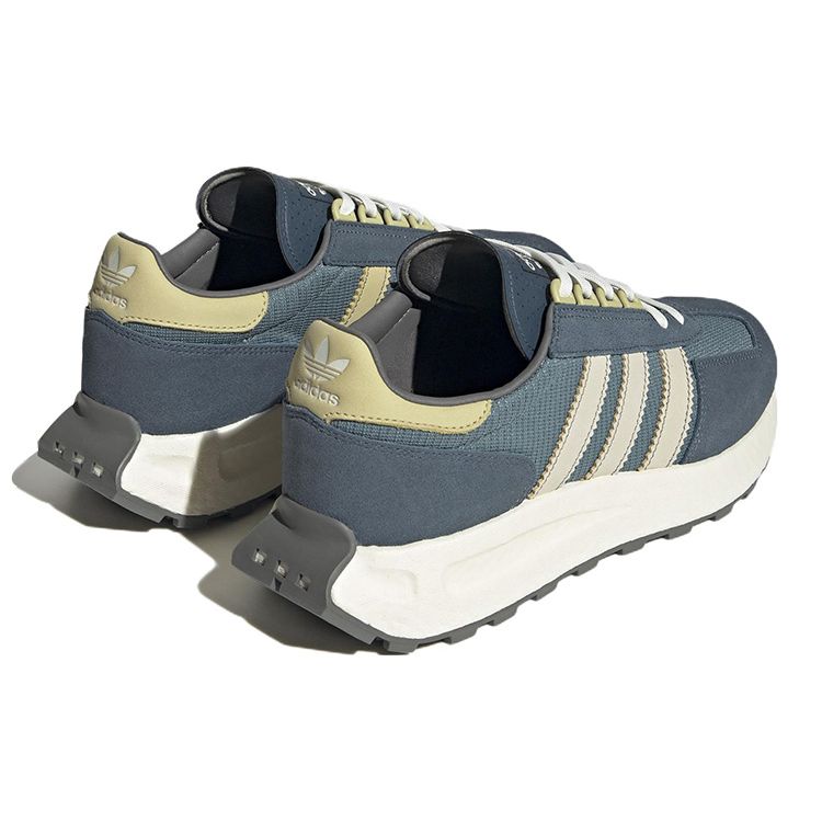 Adidas Originals Retropy E5 Retro Fabric Leather Cushioning Slip-Resistant Durable Lightweight Rebound Low-Top Casual Running Shoes HQ6460