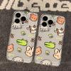 Cartoon Animal Avatar for iPhone17PorMax Mobile Phone Case Apple 14/15 Fine Hole 15 Transparent 12