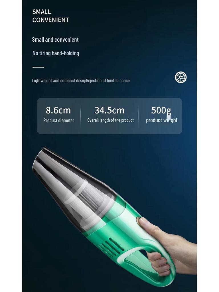 High-Power Wireless Handheld Car Vacuum Cleaner