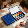 12 Section Paint Storage Box Portable Watercolor Paint Palette For Artists Students Outdoor Sketching And Art Classes