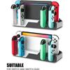 Joycon Charging Dock for Nintendo Switch and OLED with Daul Game Card Slot and Usb Hub Game Controller Charging Stand for Switch