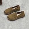 New Style Oversized Single Shoes, Round Toe, Flat Bottom, Soft Shoes, Women's Shoes