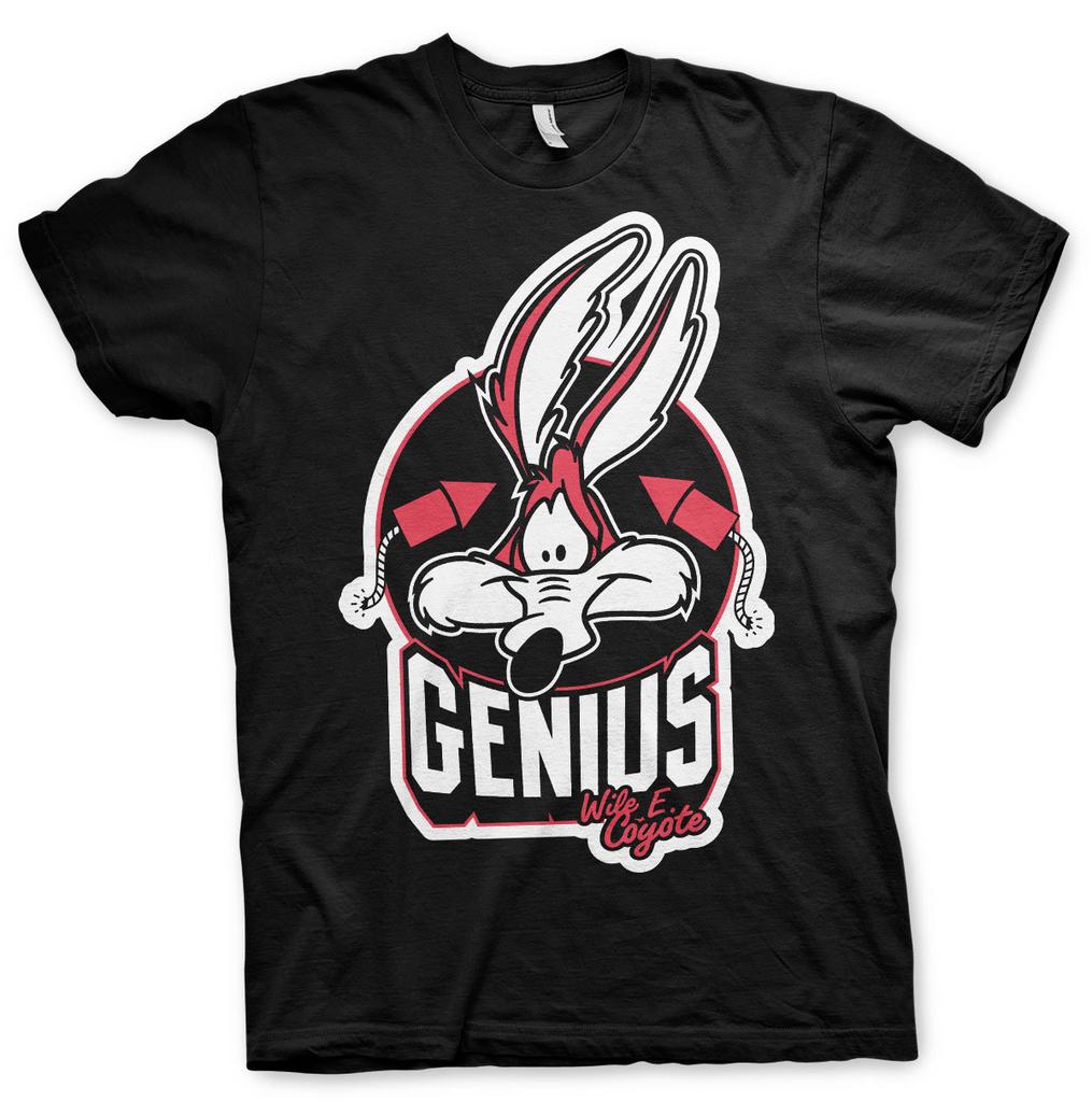 Officially Licensed Looney Tunes Wile E. Coyote Genius Men'S T-Shirt (S-XXL)