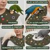 Anti-Dirty Surface Parrot Shoulder Cape Polyester Parrot Diaper Wrap  Parrot Walking Training