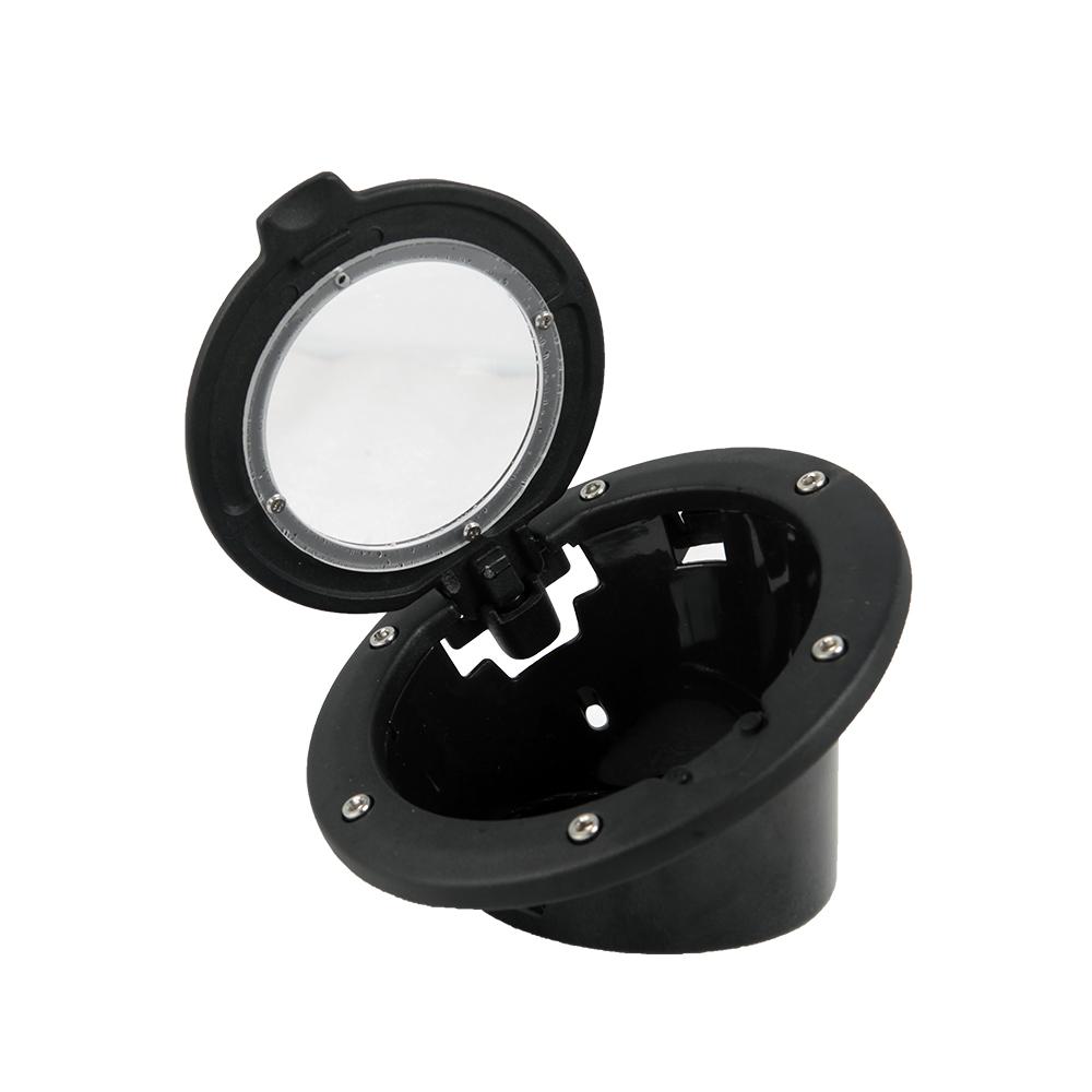 Fuel Filler Door Transparent Gas Tank Cap Cover Accessories For Wrangler JK Unlimited 2/ 4Door Sport Rubicon Sahara 2007-2017
