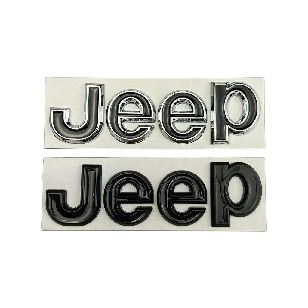 For Jeep For JEEP Wrangler Grand Cherokee Compass Renegade Patriot Rubicon Liberty JK XJ Metal Car Styling Hood Trunk Badge M