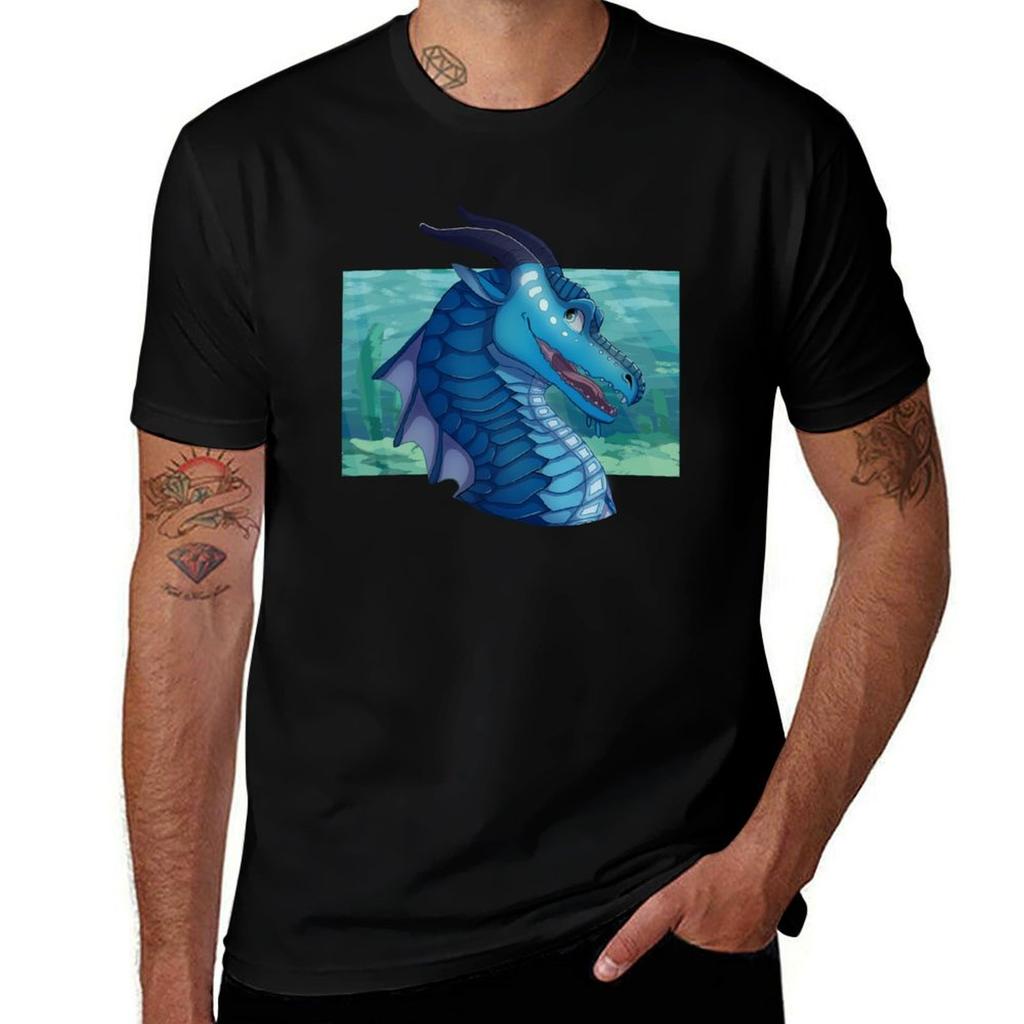 Tsunami The Seawing TShirt Abstract Pattern Print Top TShirt